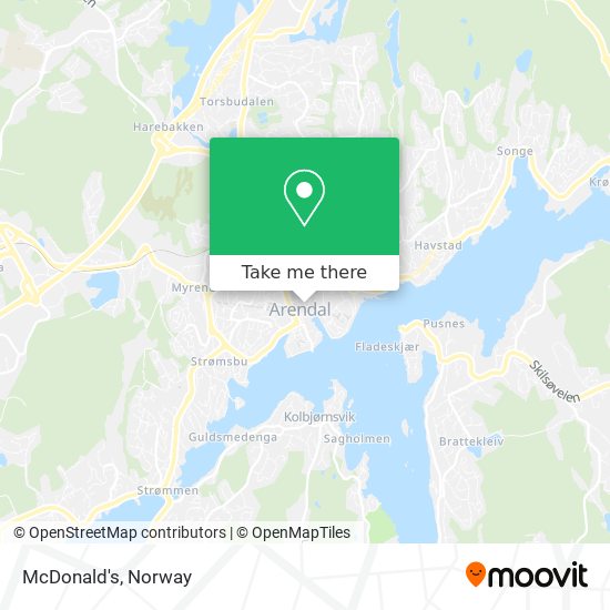 McDonald's map