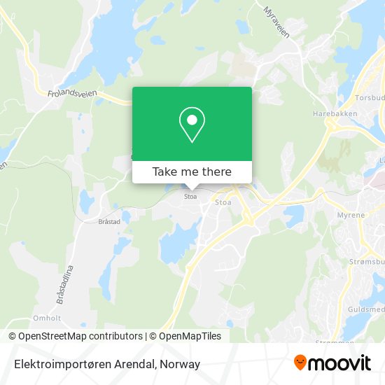 Elektroimportøren Arendal map