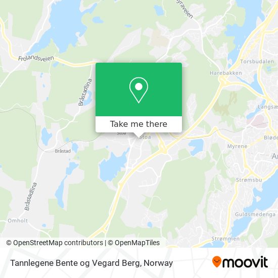 Tannlegene Bente og Vegard Berg map