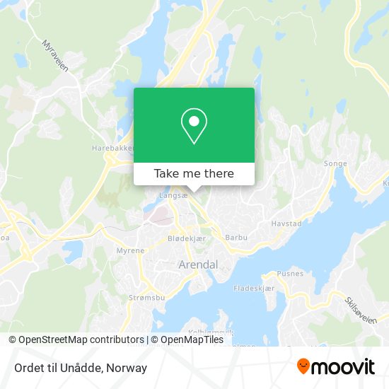 Ordet til Unådde map