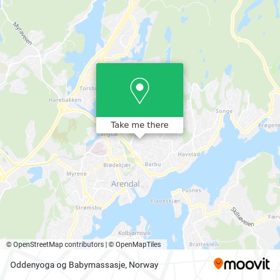 Oddenyoga og Babymassasje map