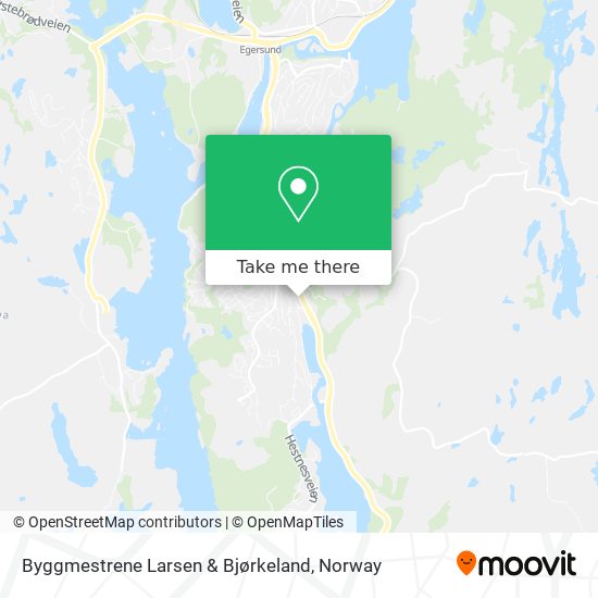 Byggmestrene Larsen & Bjørkeland map