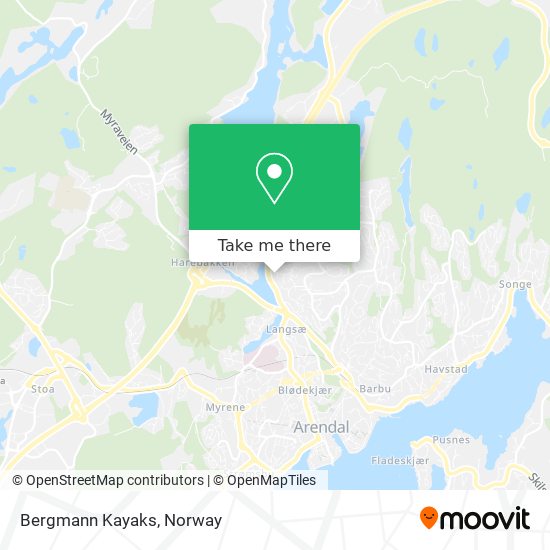 Bergmann Kayaks map