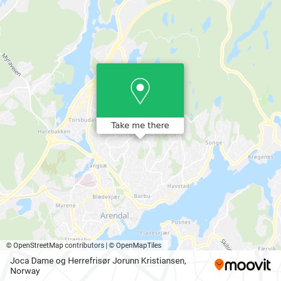 Joca Dame og Herrefrisør Jorunn Kristiansen map