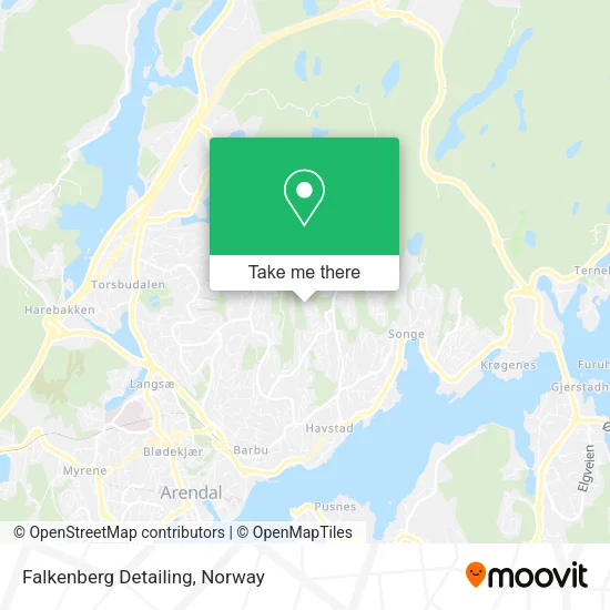 Falkenberg Detailing map