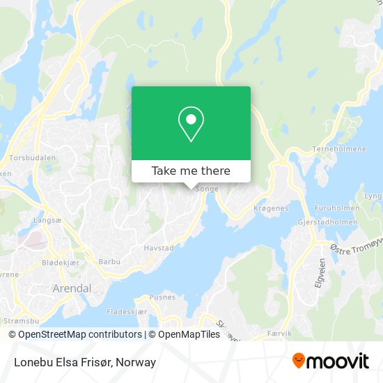 Lonebu Elsa Frisør map