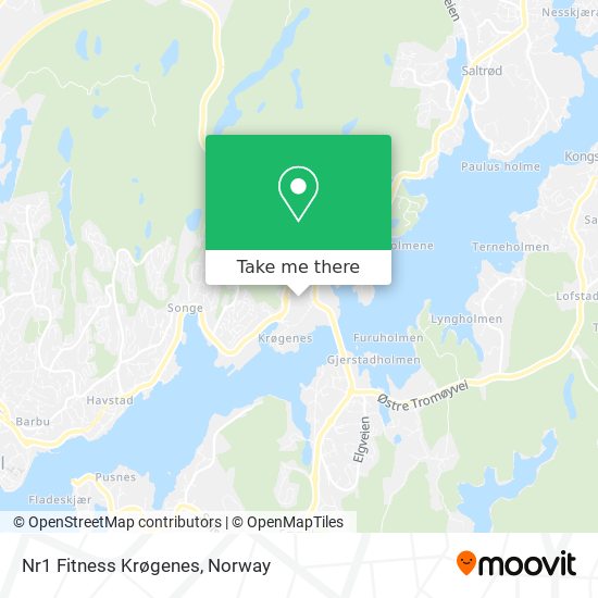 Nr1 Fitness Krøgenes map