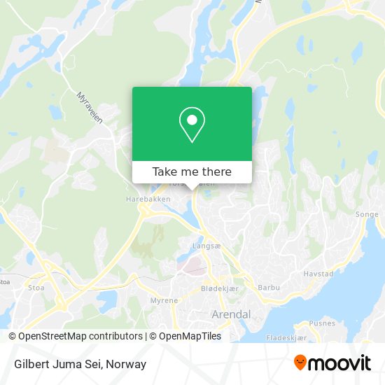 Gilbert Juma Sei map