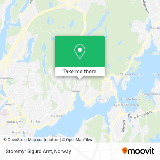 Storemyr Sigurd Arnt map