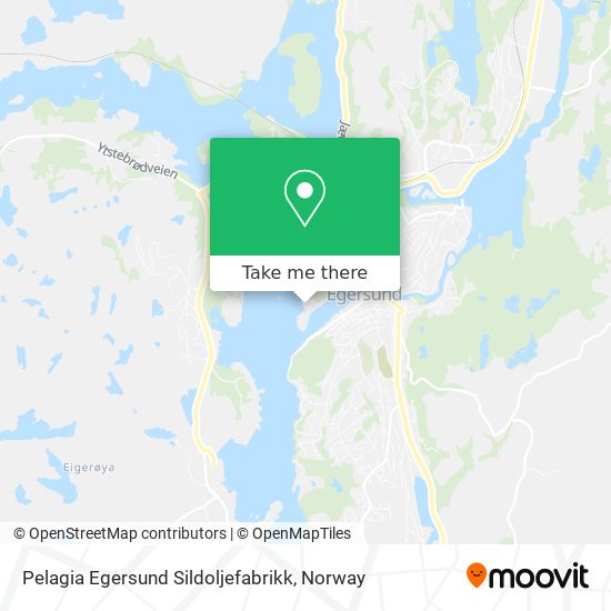 Pelagia Egersund Sildoljefabrikk map