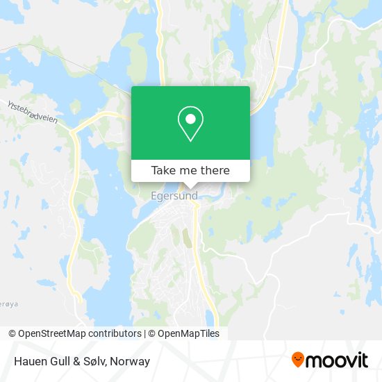 Hauen Gull & Sølv map