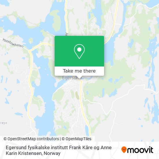Egersund fysikalske institutt Frank Kåre og Anne Karin Kristensen map