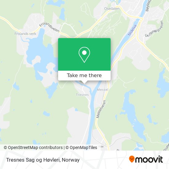 Tresnes Sag og Høvleri map