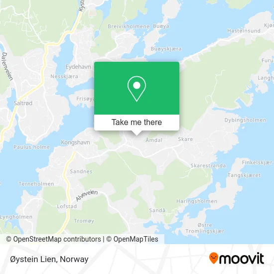 Øystein Lien map