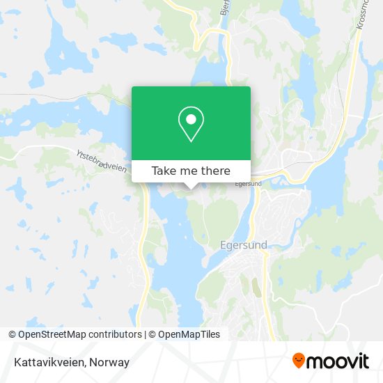 Kattavikveien map