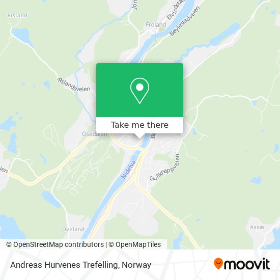 Andreas Hurvenes Trefelling map