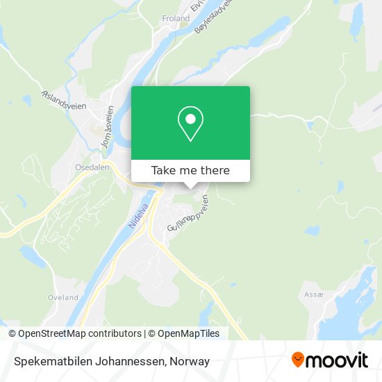 Spekematbilen Johannessen map
