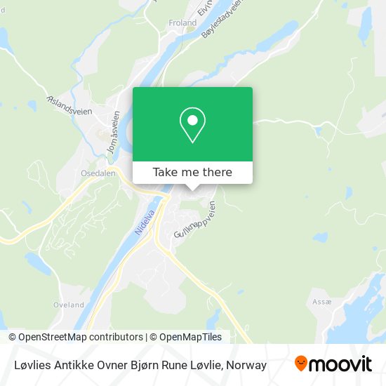 Løvlies Antikke Ovner Bjørn Rune Løvlie map