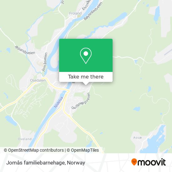 Jomås familiebarnehage map