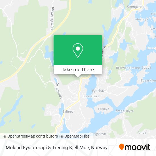 Moland Fysioterapi & Trening Kjell Moe map