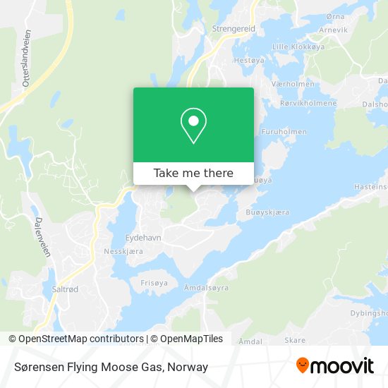 Sørensen Flying Moose Gas map