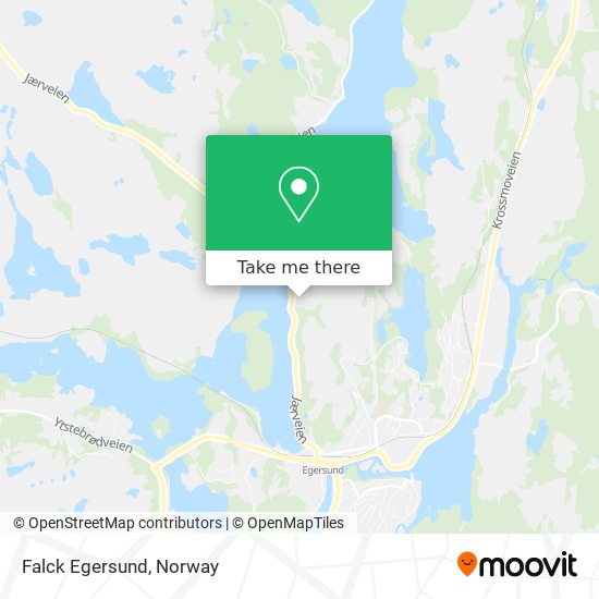 Falck Egersund map