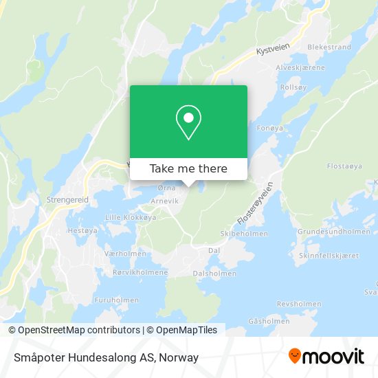 Småpoter Hundesalong AS map