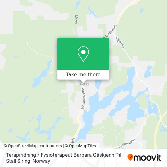 Terapiridning / Fysioterapeut Barbara Gåskjenn På Stall Siring map