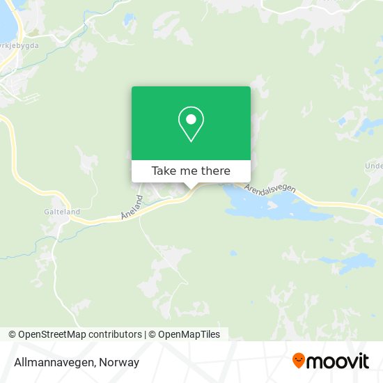 Allmannavegen map