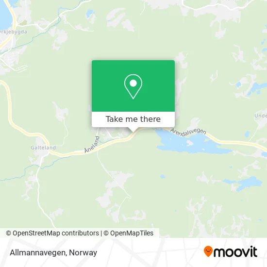 Allmannavegen map