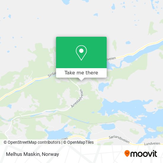 Melhus Maskin map