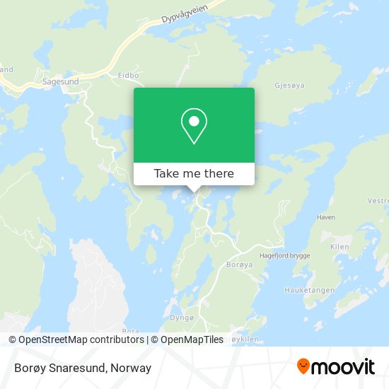 Borøy Snaresund map