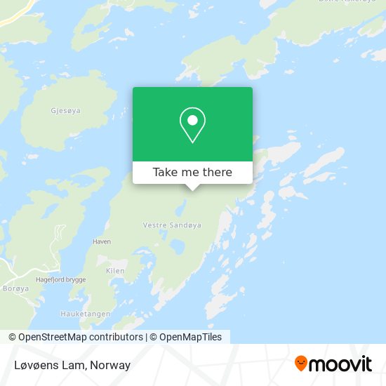 Løvøens Lam map