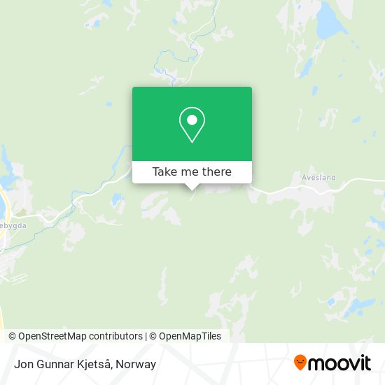 Jon Gunnar Kjetså map