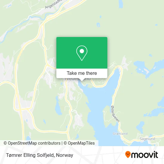 Tømrer Elling Solfjeld map