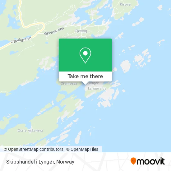 Skipshandel i Lyngør map