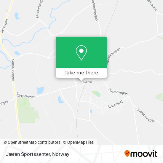 Jæren Sportssenter map