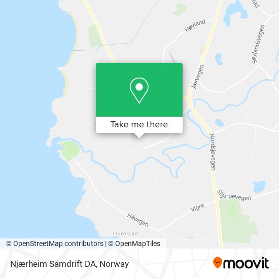 Njærheim Samdrift DA map