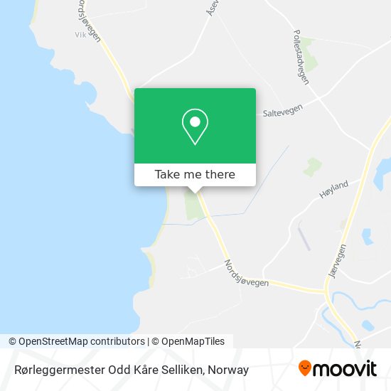 Rørleggermester Odd Kåre Selliken map