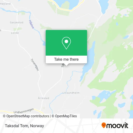 Taksdal Tom map