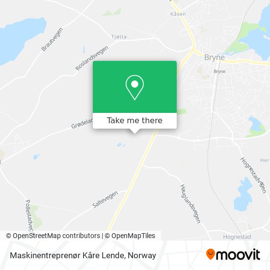 Maskinentreprenør Kåre Lende map