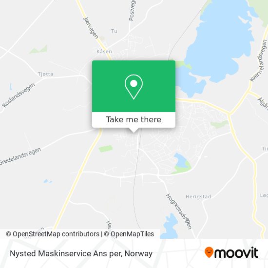 Nysted Maskinservice Ans per map