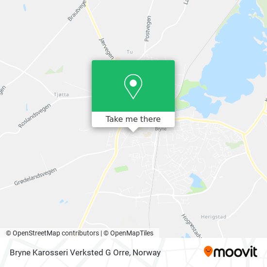 Bryne Karosseri Verksted G Orre map