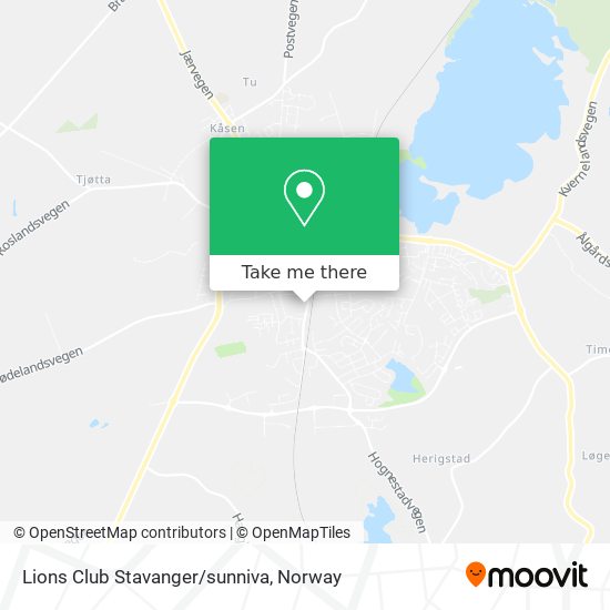 Lions Club Stavanger/sunniva map