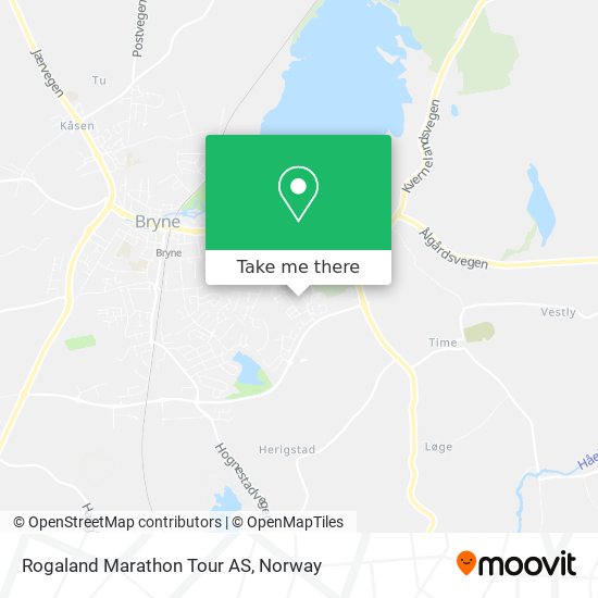 Rogaland Marathon Tour AS map