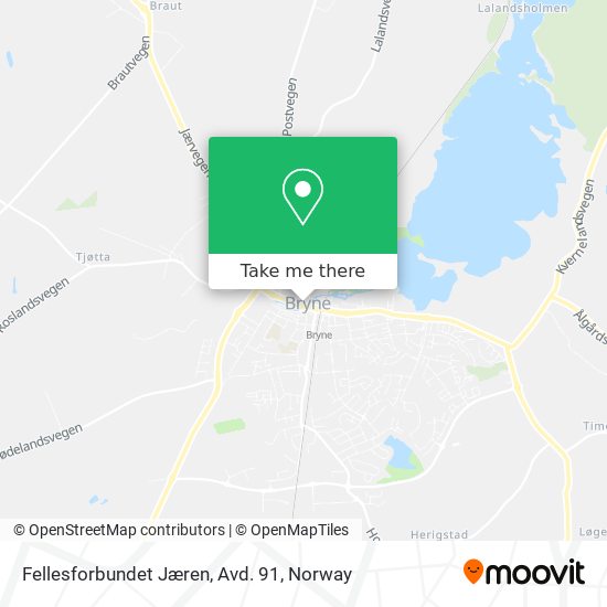 Fellesforbundet Jæren, Avd. 91 map