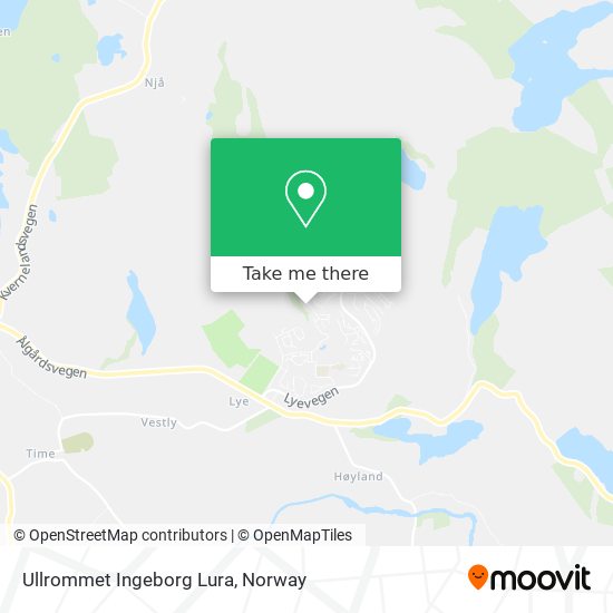 Ullrommet Ingeborg Lura map