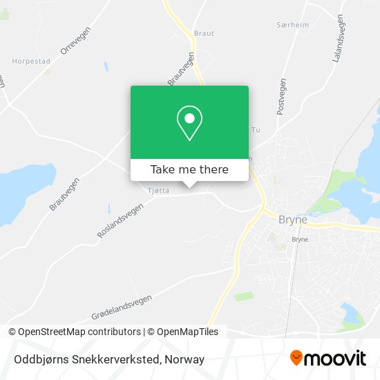 Oddbjørns Snekkerverksted map