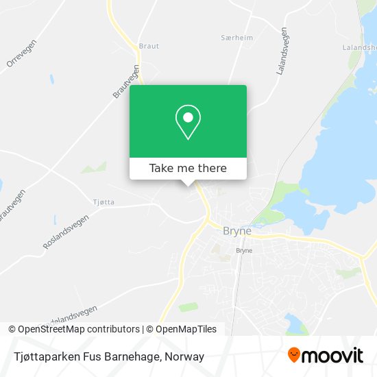 Tjøttaparken Fus Barnehage map