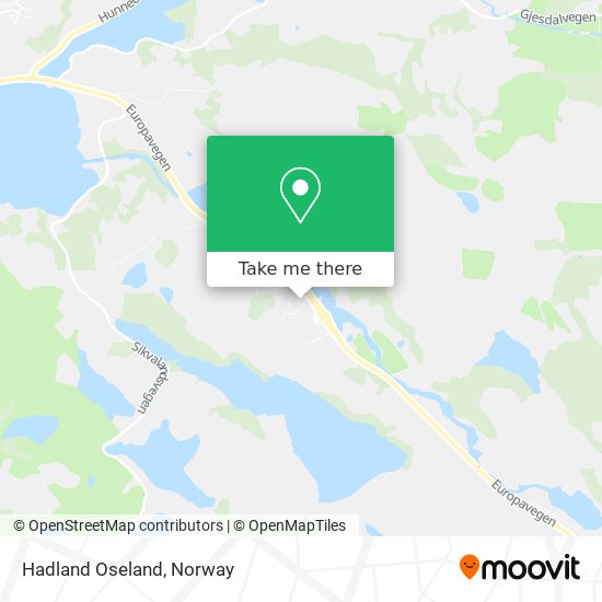 Hadland Oseland map